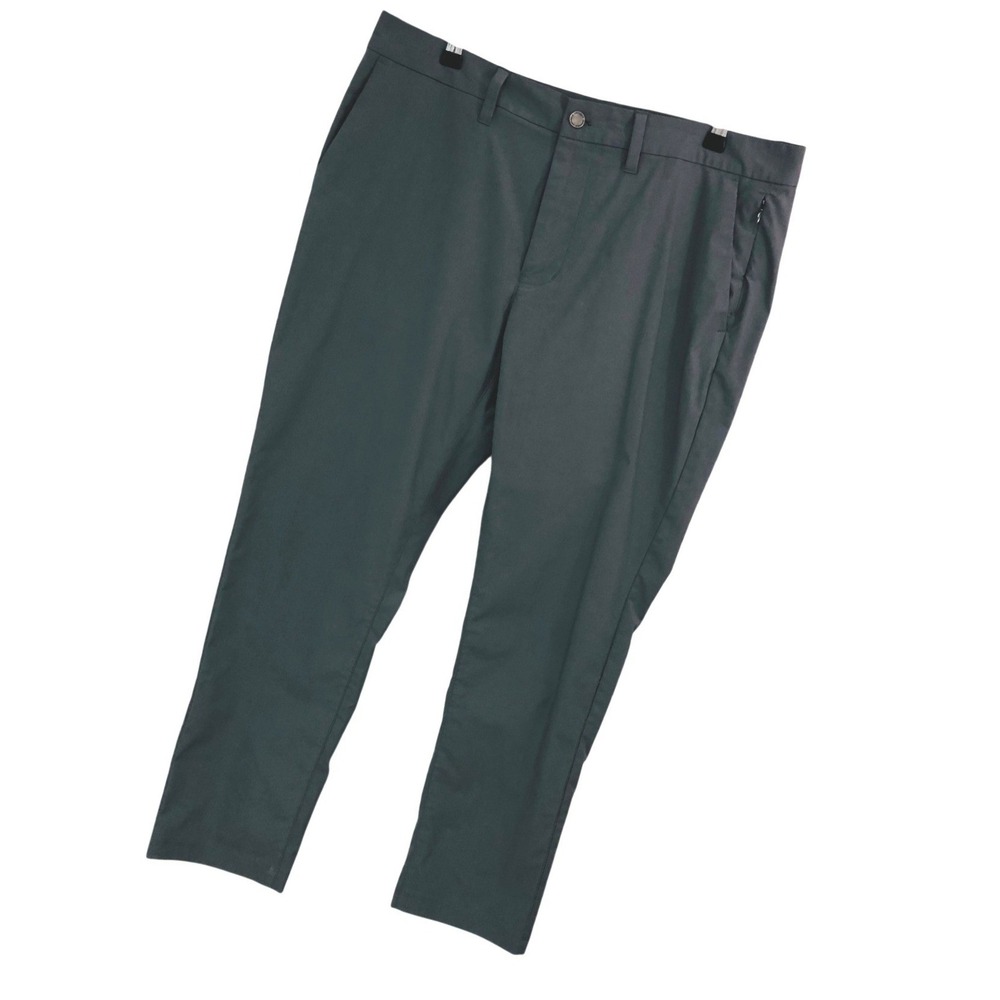UNTUCKit Travel Pants Slim Fit Gray Golf Performance Gorpcore Commuter 36 Fit 37